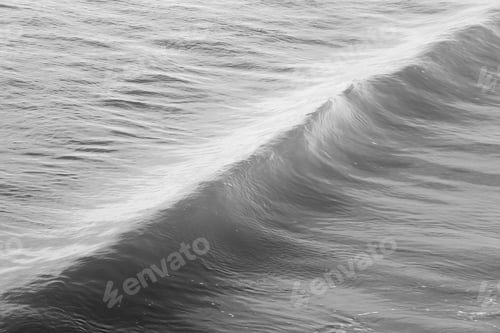 Preview: Ocean Waves In Black And White