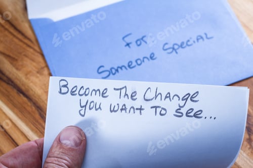 Preview: Concept For A Self Esteem Building Exercise Using An Envelope And A Empowering Message