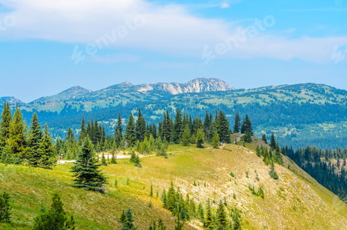 Preview: Rocky Mountains. Coastal Mountains. Blackwall Peak Trail In Manning Park. British Columbia. Canada.