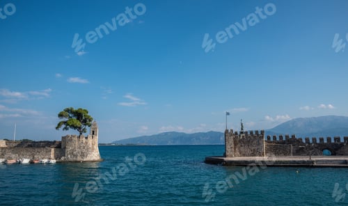 Preview: Harbour Of Picturesque City Nafpaktos, Mainland Greece