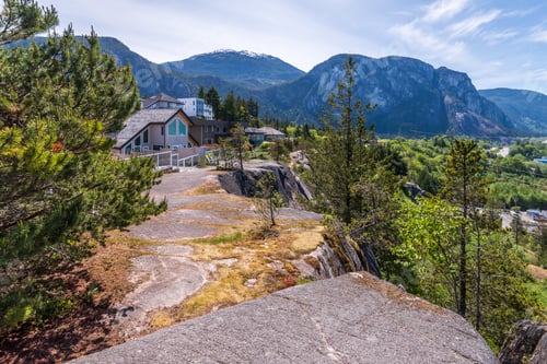 Preview: Beautiful Exterior Of Newly Built Luxury Home. Yard With Walkway Lead To Front Entrance.