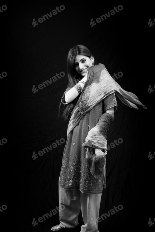 Preview: Lovely Woman With A Scarf