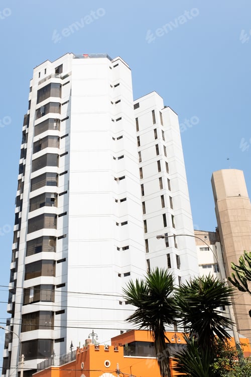 Preview: Buildings Apartments In Peru In City.