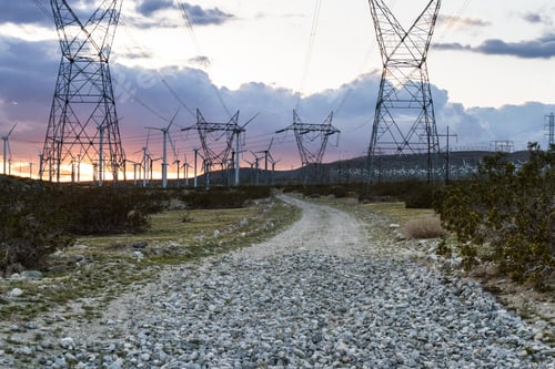 Preview: Windmills For Energy In The San Gorgonio Pass In Southern California