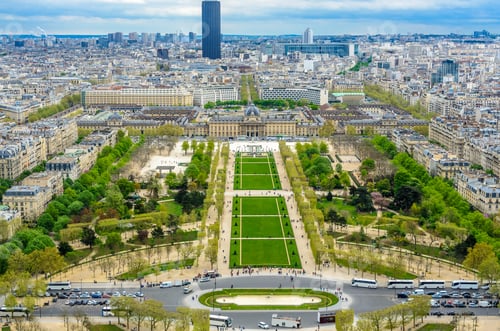 Preview: Aerial View Cityscape Of Paris In France