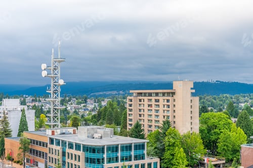 Preview: Modern Apartment Buildings In Vancouver, British Columbia, Canada.