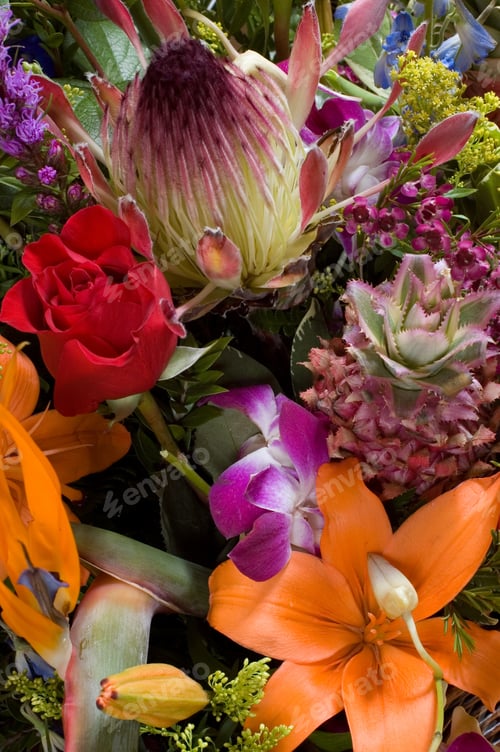Preview: Arrangment Of Exotic Flowers