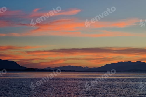 Preview: Southern Landscapes At Sunset Of The Chilean Patagonia