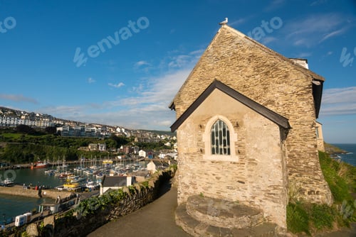 Preview: St Nicholas Chapel On The Headland Above The Old Harbour Of Ilfracombe In North Devon, England