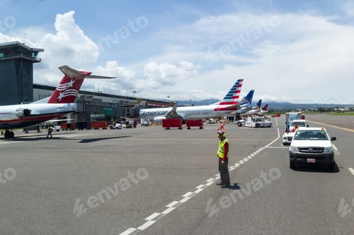 Preview: San Jose, Costa Rica - May 24 : View Of The Main Terminal Of The International Airport From The