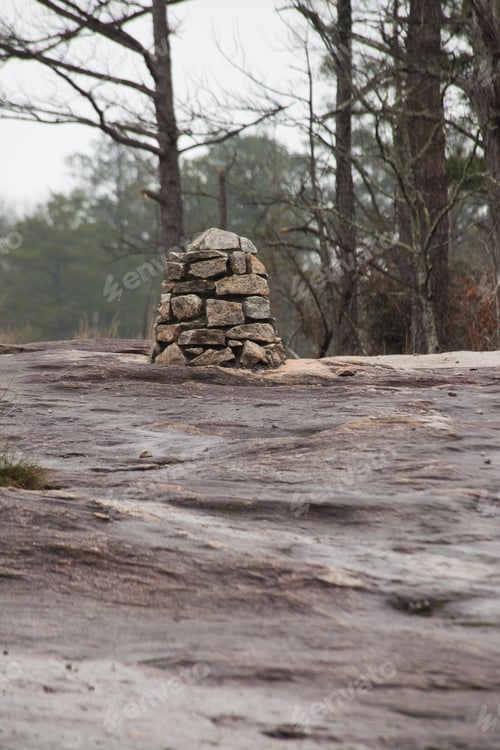 Preview: Cairn On A Rock Mountain
