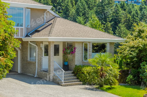 Preview: Fragment Of A Nice House In Vancouver, Canada.