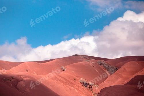 Preview: Red High Andes Mountains In Peru