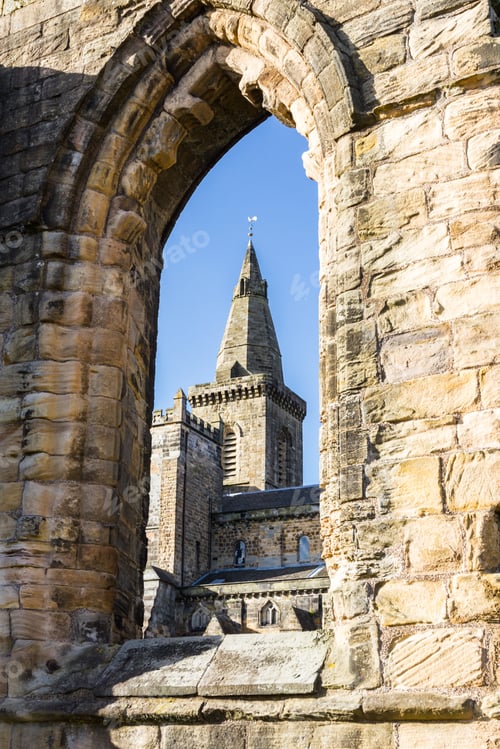 Preview: Dunfermline Scotland - September 15 2019: Dunfermline Palace Ruins Of A Former Scottish Royal