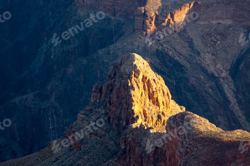 Preview: Rough Texture Of The Grand Canyon Landscape Of Arizona, Usa