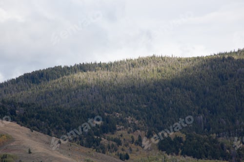 Preview: Teton Mountains With Snow And Clouds