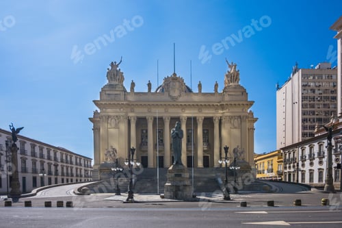 Preview: View Of Alerj Building, Also Known As Tiradentes Palace - Rio De Janeiro, Brazil