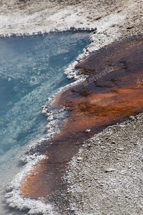 Preview: Abstraction From Hot Springs Of Yellowstone
