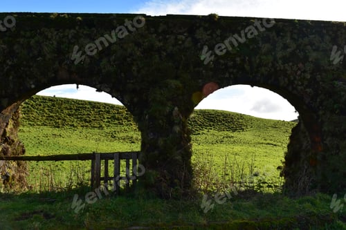 Preview: View Of The Double Arches Winding Through The Countryside Of Sao Miguel.