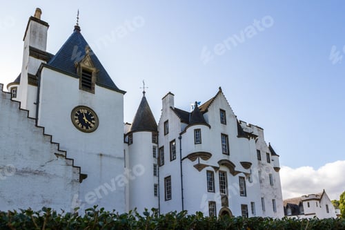 Preview: Pitlochry Scotland - September 12 2019: Blair Castle In The Scottish Highlands On A Beautiful