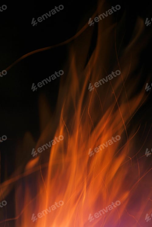 Preview: Fire And Flame - Hot Color Background -