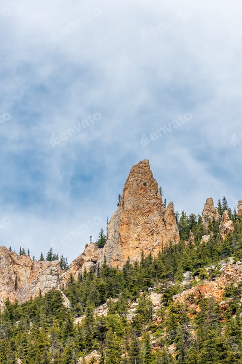 Preview: View Of Mountains In British Columbia, Canada.