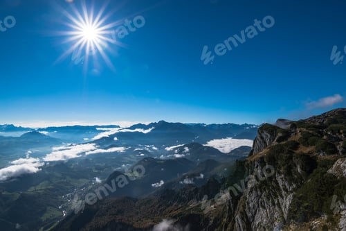 Preview: Beautiful View Of Salzach Valley From Untersberg Mountain - Salzburg, Austria