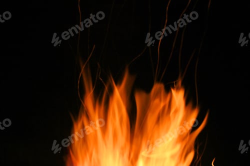 Preview: Fire And Flame - Hot Color Background -