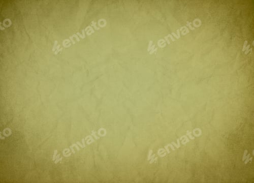 Preview: Wrinkled Yellow Green Paper Texture Background
