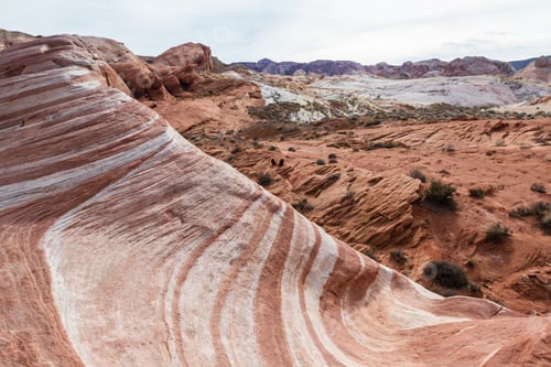 Preview: The Wave Feature, Sandstone Desert Landscape In Valley Of Fire State Park In Nevada