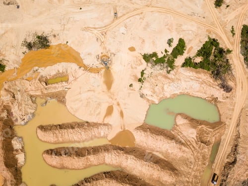 Preview: Aerial Images Over Deforestation Due To Illegal Gold Mining.