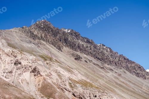 Preview: Chile Santiago Cajon Del Maipo Los Andes Mountains Landscape