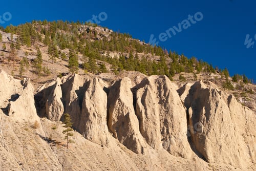 Preview: Bizarre Sandstone Cliffs In British Columbia, Canada.