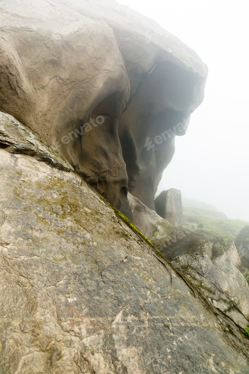 Preview: Image Of Stone In Andes Mountain In Lima Peru. Nature, Trekking Time.