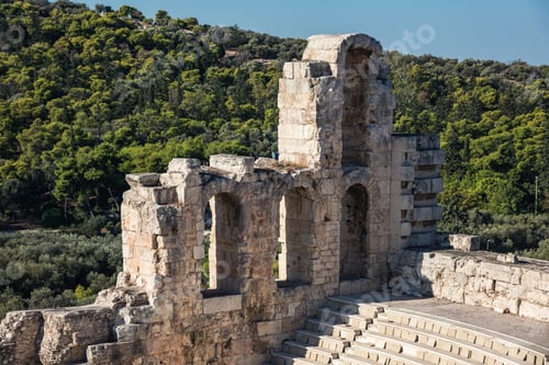 Preview: Part Of Ruins Of Acropolis Of Athens, Ancient Greece