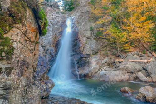 Preview: Waterfall Along The Swift River In New Hamshire Early In The Morning