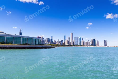 Preview: Chicago Downtown Skyline In Summer