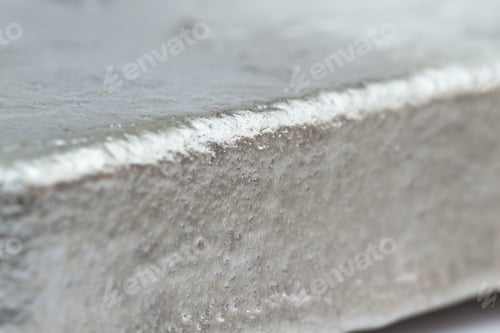 Preview: Close Up Of A 10 Gram Bar Of Poured Silver As A Precious Metal Holding