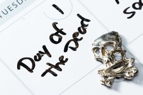 Preview: Close Up Of A Daily Planner Or Calendar With A Hand Written Message For A Celebration Or Holiday