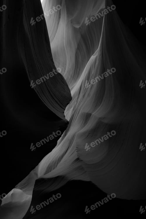 Preview: Natural Abstract For Background From The Lower Antelope Slot Canyon