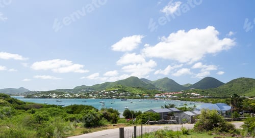 Preview: Bay Of Cul De Sac On French Side Of St Martin In Caribbean