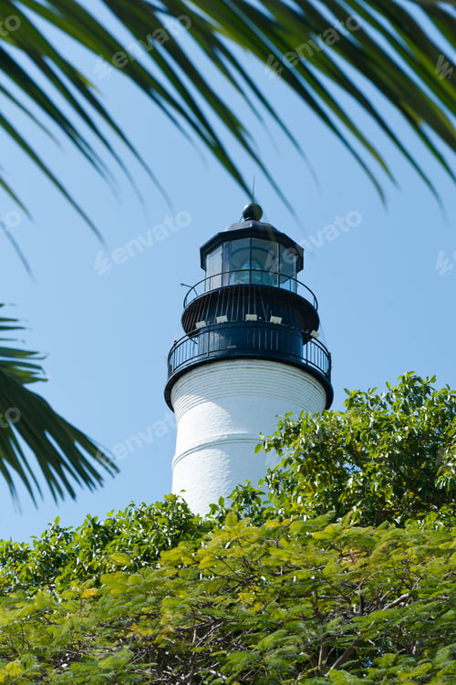 Preview: Lighthouse In The City Of Key West, Florida.