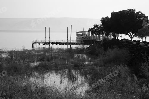 Preview: Sea Of Galilee In Black And White