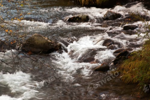 Preview: Stream Outdoors Cascading Over Rocks