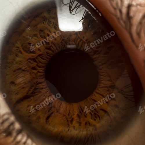 Preview: Woman Brown Detail Close Up Macro Eye And Eyebrushes.