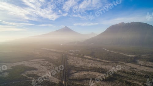 Preview: Eruption Of The Calbuco Volcano In April Of 2015, Landscape Cover With Ashes