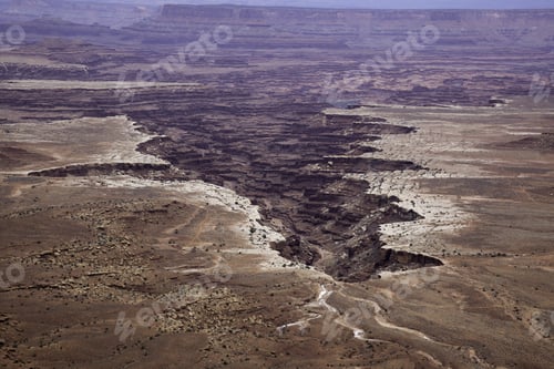 Preview: Landscape For Texture Or Natural Background, Valley From Dead Horse Point State Park In Utah