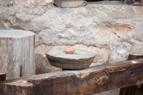 Preview: Old Oil Lamp In The Day Light