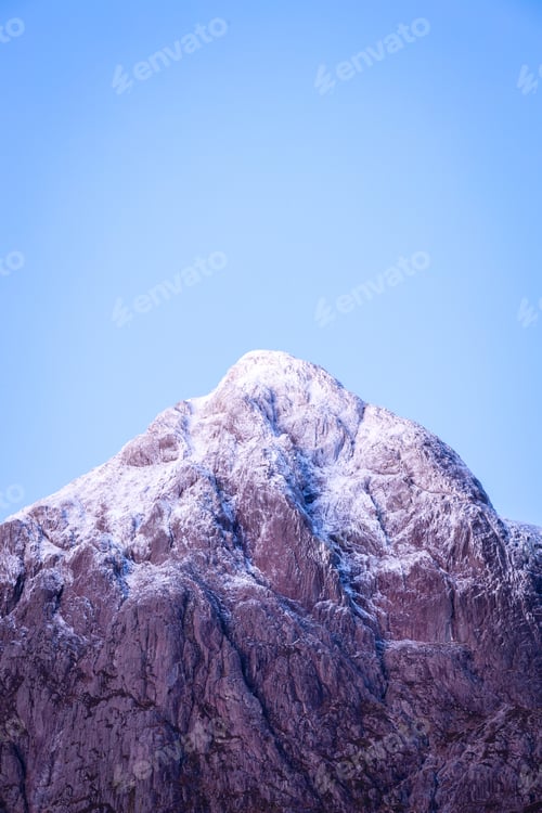 Preview: The Night Sky Above Buachaille Etive Mor And The Surrounding Mountains Of Glencoe In The Argyll