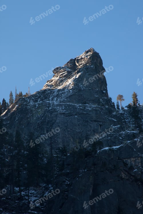 Preview: Mountains With Snow And Trees